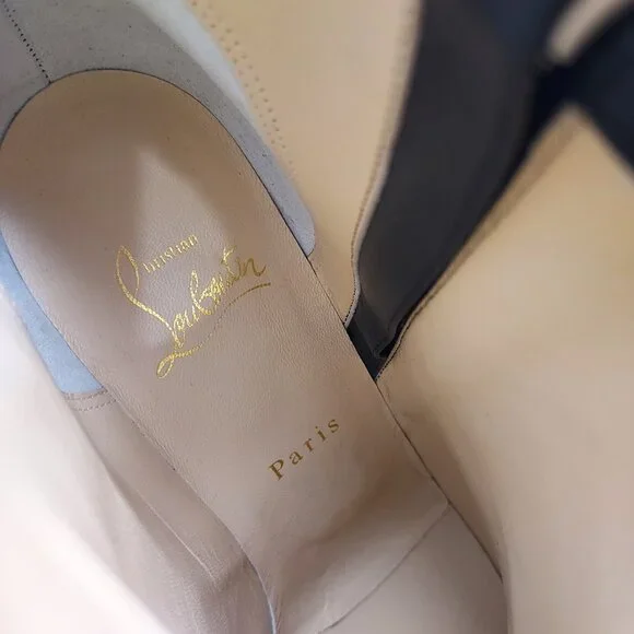 Christian Louboutin Black Ziptotal Black Ankle Boot - Picture 6 of 13